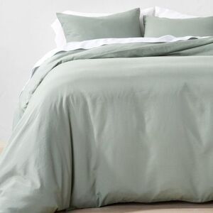 Casaluna - 3pc Full/Queen Lyocell Cotton Blend Duvet & Sham S Green